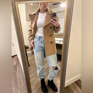 Old Navy Tan Pea Coat